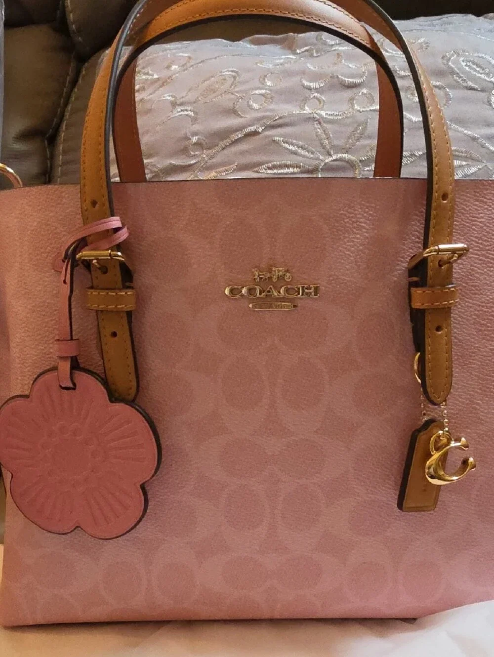 Coach Powder Pinl Molly Handbag